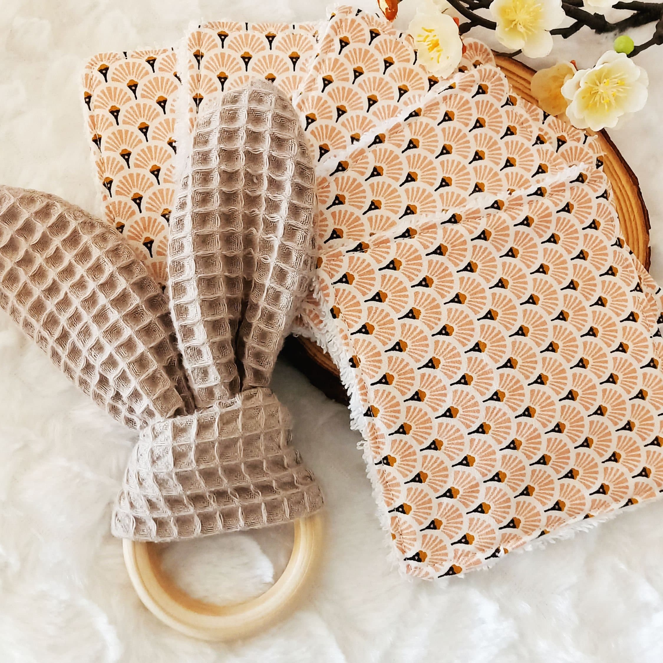Toallita bucal para bebé, discos desmaquillantes, servilletas de tela de algodón, toallita de bebé, toallitas suaves para bebé, toallitas de tela para bebé, baby shower sin residuos