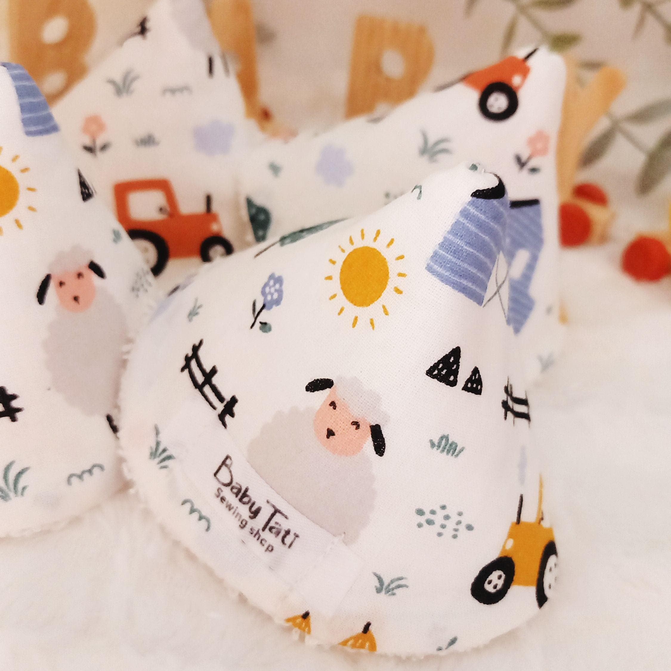Tipis personalizados para el pipí de bebé niño, protector de pañal reutilizable de bambú o algodón para el pipí, regalo de baby shower de granja para hijo recién nacido, Es un niño