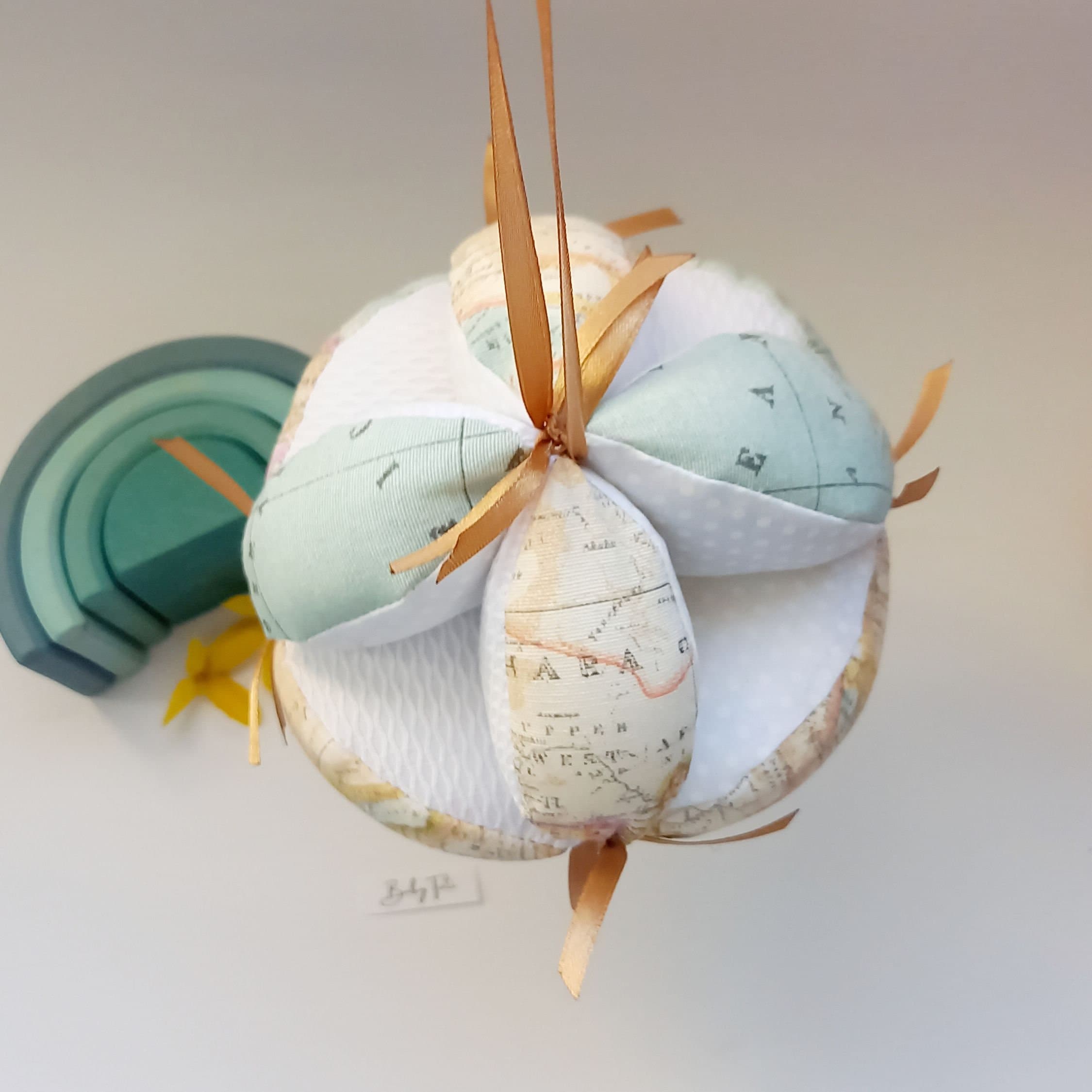 Juguetes sensoriales de sonajero Montessori para recién nacidos, pelota de agarre de puzle Montessori, juguete de viaje para bebé hecho a mano, pelota de agarre para regalo de recién nacido